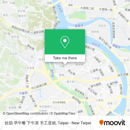 拾韻 早午餐 下午茶 手工蛋糕 map