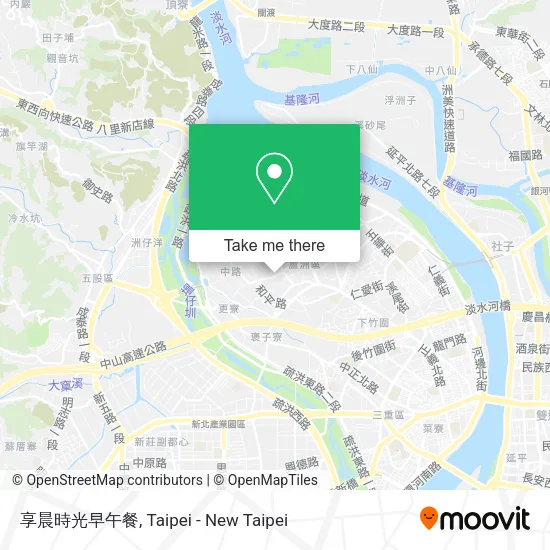 享晨時光早午餐地圖