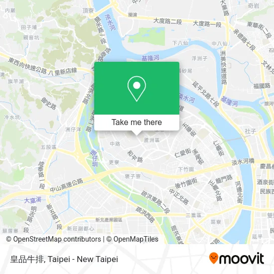 皇品牛排地圖