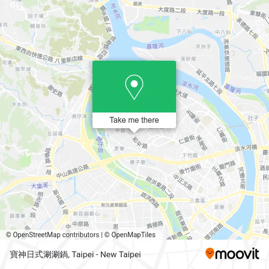寶神日式涮涮鍋地圖