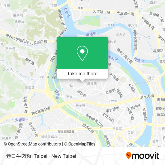 巷口牛肉麵 map