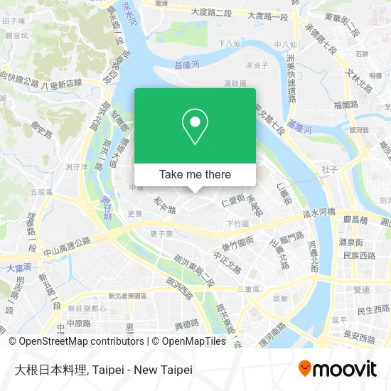 大根日本料理地圖