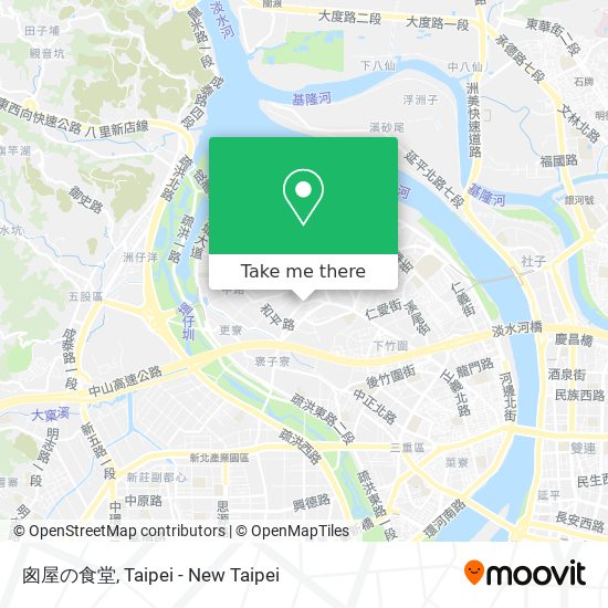 囪屋の食堂 map