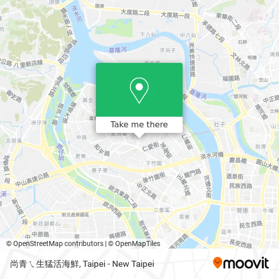 尚青ㄟ生猛活海鮮 map