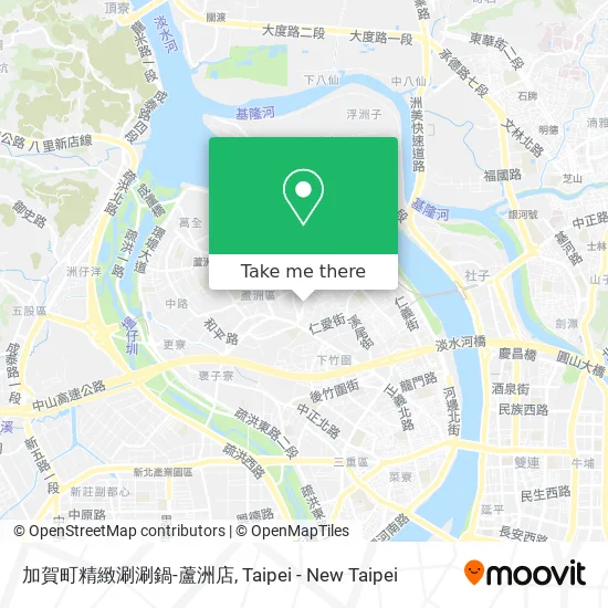 加賀町精緻涮涮鍋-蘆洲店地圖