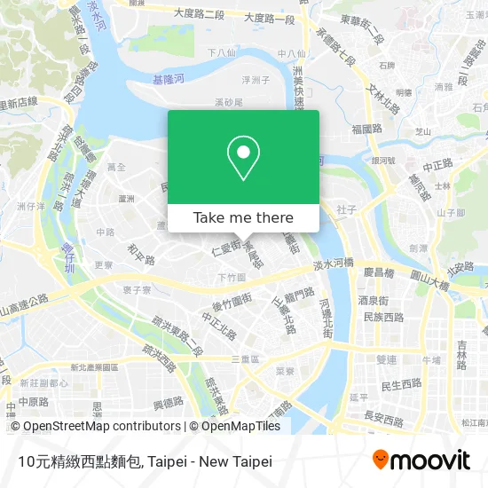 10元精緻西點麵包 map