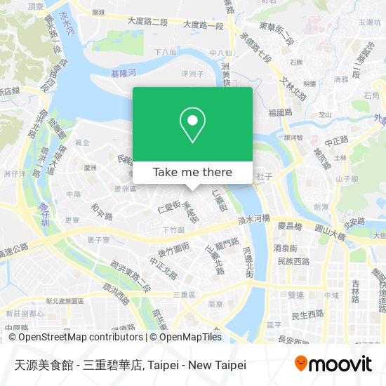 天源美食館 - 三重碧華店 map