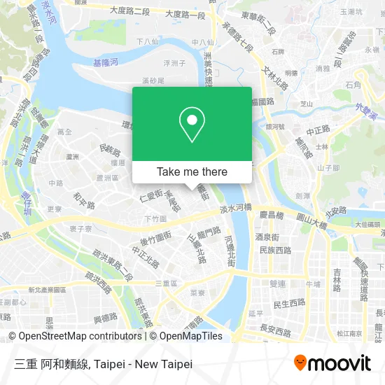 三重 阿和麵線 map