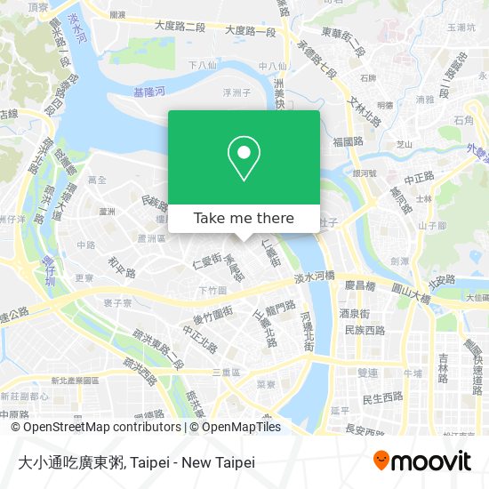 大小通吃廣東粥 map