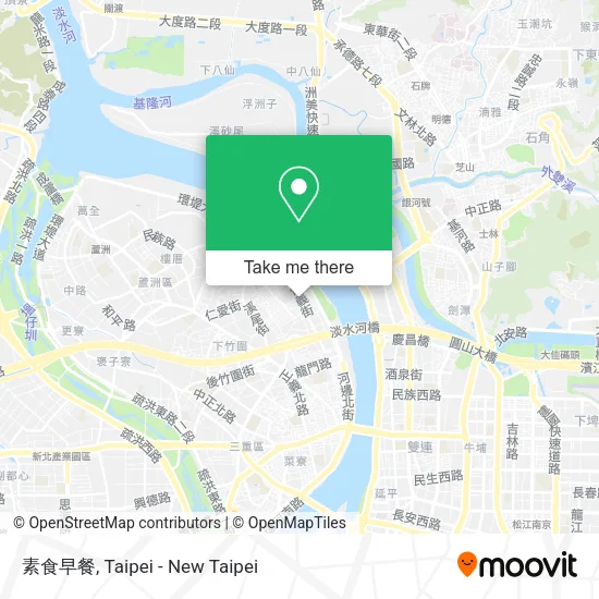 素食早餐 map