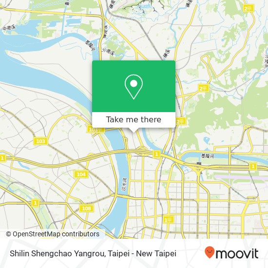 Shilin Shengchao Yangrou, 臺北市士林區葫東街 map