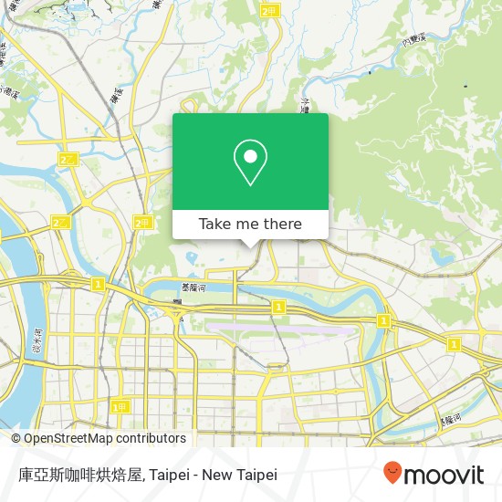 庫亞斯咖啡烘焙屋, 臺北市中山區北安路621巷30號 map