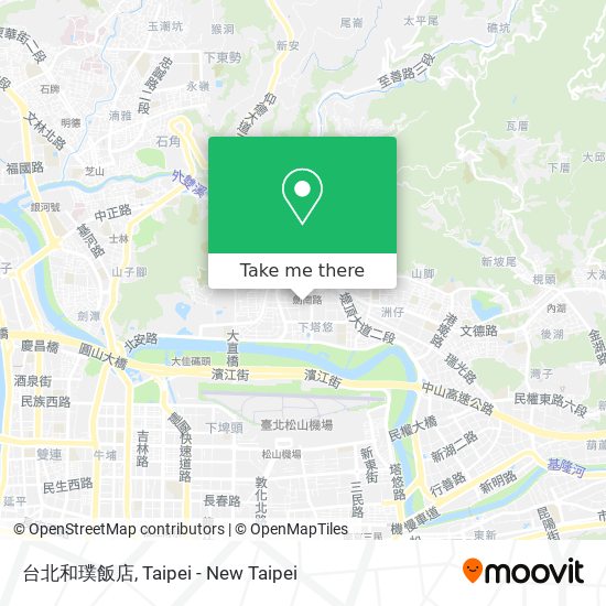 台北和璞飯店 map