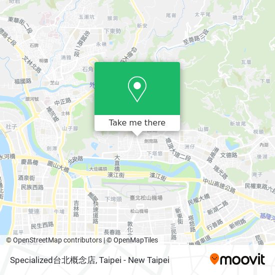 Specialized台北概念店 map