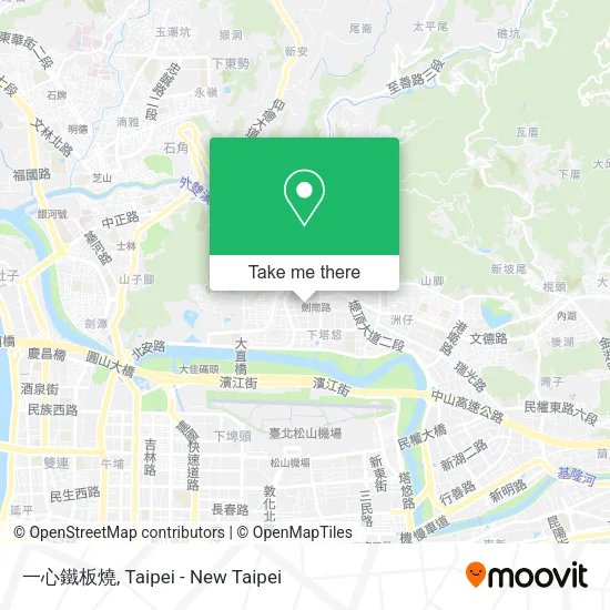 一心鐵板燒地圖