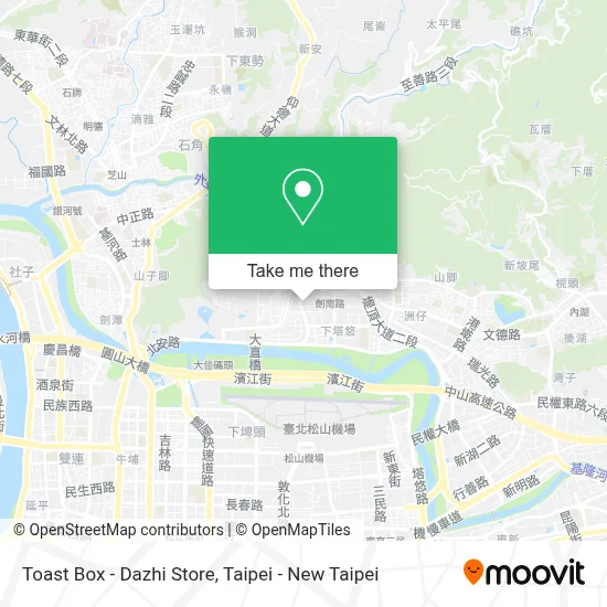 Toast Box - Dazhi Store map