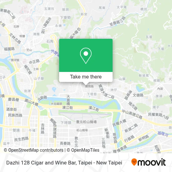 Dazhi 128 Cigar and Wine Bar map