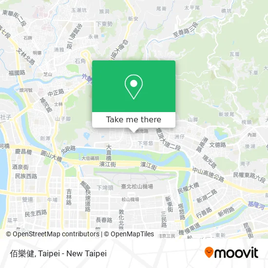 佰樂健 map