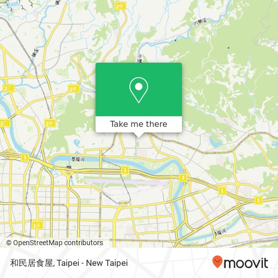 和民居食屋, 臺北市中山區敬業三路20號 map