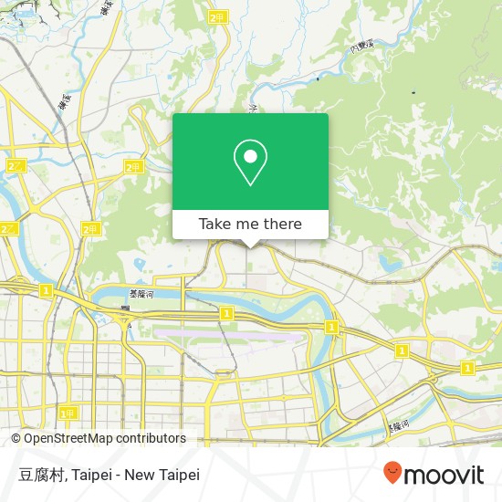 豆腐村, 臺北市中山區 map