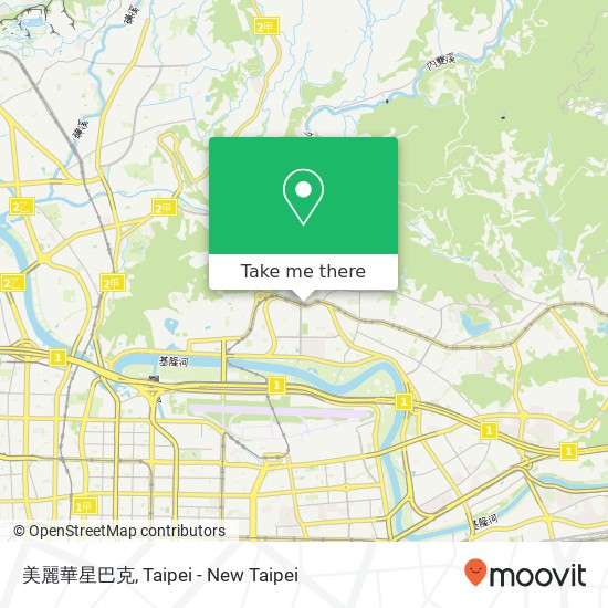 美麗華星巴克, 臺北市中山區北安路829號 map