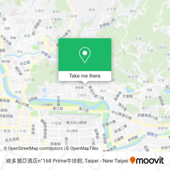 維多麗亞酒店n°168 Prime牛排館 map