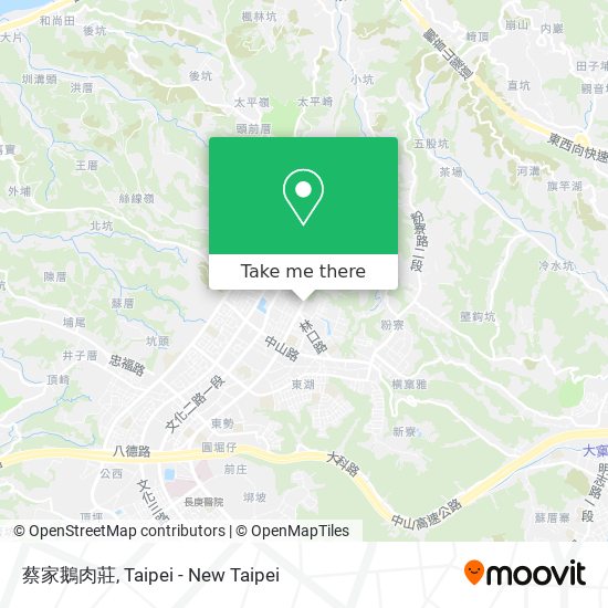 蔡家鵝肉莊 map