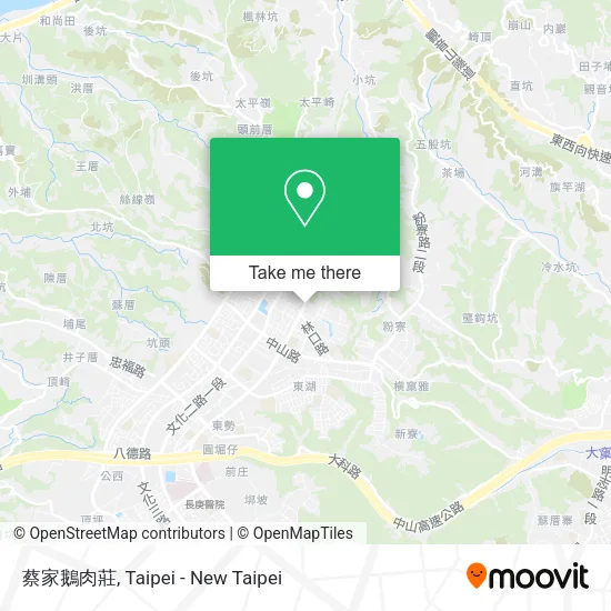 蔡家鵝肉莊地圖