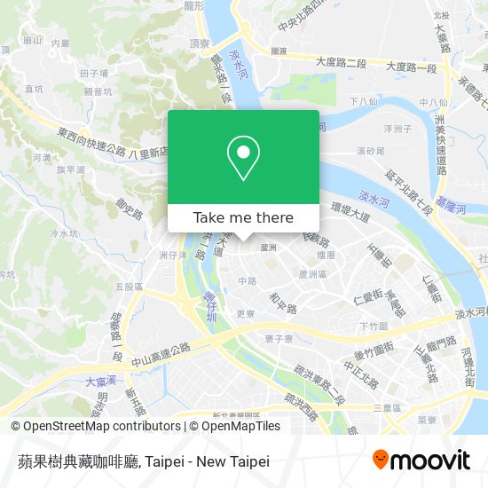 蘋果樹典藏咖啡廳地圖