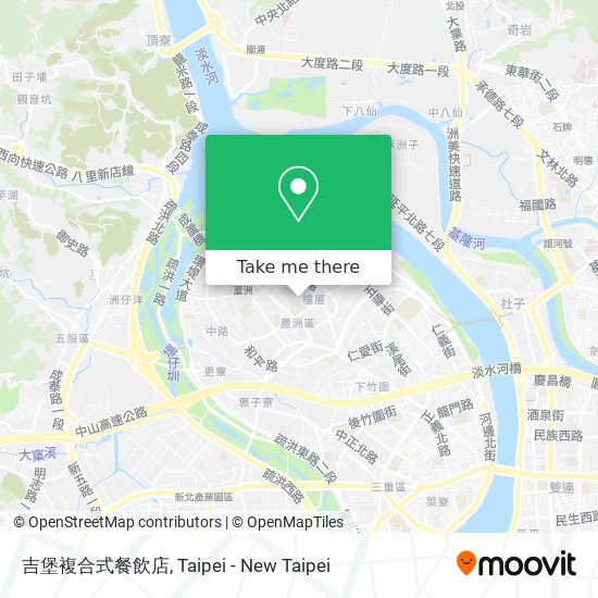 吉堡複合式餐飲店地圖