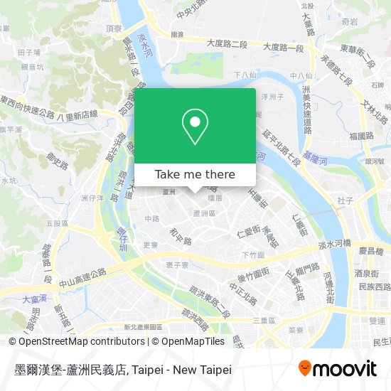 墨爾漢堡-蘆洲民義店 map