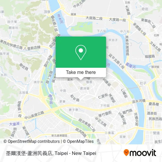 墨爾漢堡-蘆洲民義店地圖