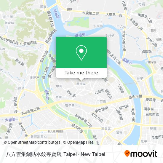 八方雲集鍋貼水餃專賣店地圖