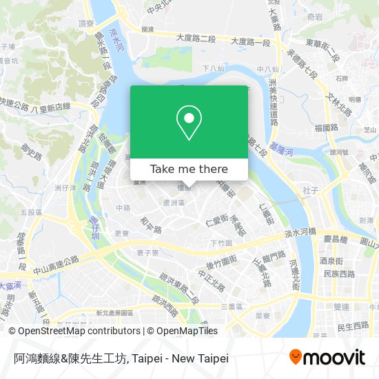 阿鴻麵線&陳先生工坊 map