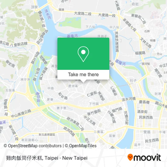 雞肉飯筒仔米糕 map