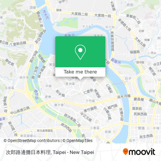 次郎路邊攤日本料理 map