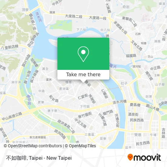 不如咖啡 map
