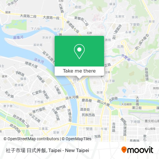社子市場 日式丼飯 map