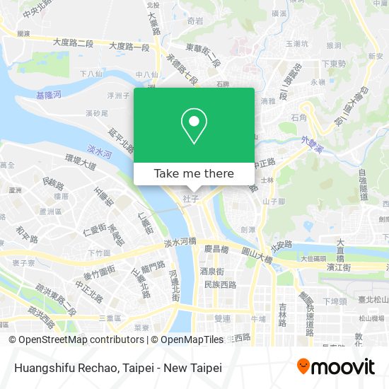 Huangshifu Rechao map