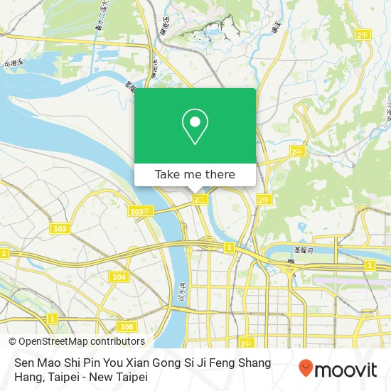 Sen Mao Shi Pin You Xian Gong Si Ji Feng Shang Hang, 臺北市士林區社中街57號 map