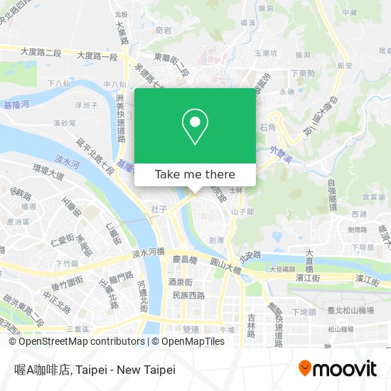 喔A咖啡店 map