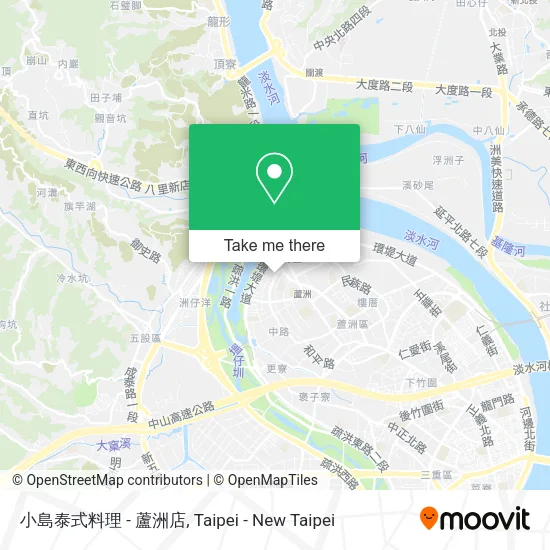 小島泰式料理 - 蘆洲店 map