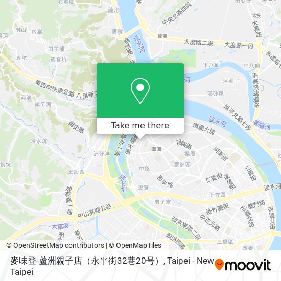 麥味登-蘆洲親子店（永平街32巷20号） map