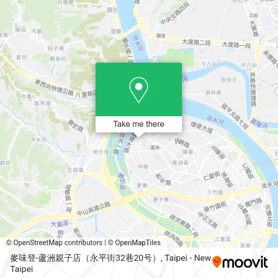 麥味登-蘆洲親子店（永平街32巷20号） map