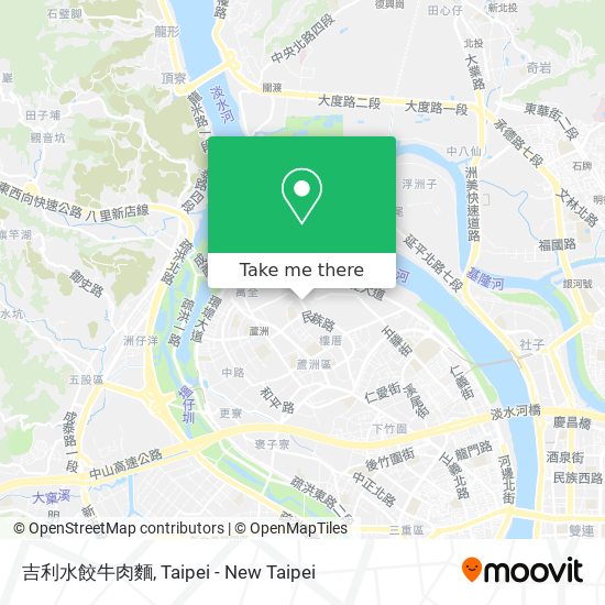 吉利水餃牛肉麵 map