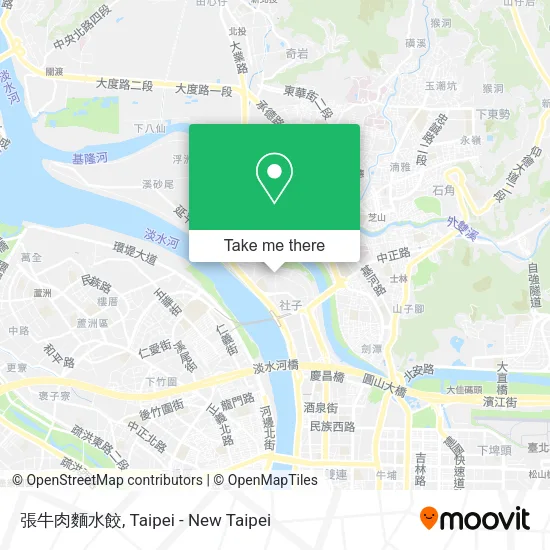 張牛肉麵水餃 map