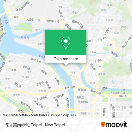 陳香菇肉絲粥 map