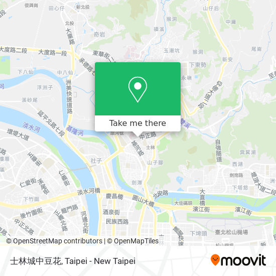 士林城中豆花 map