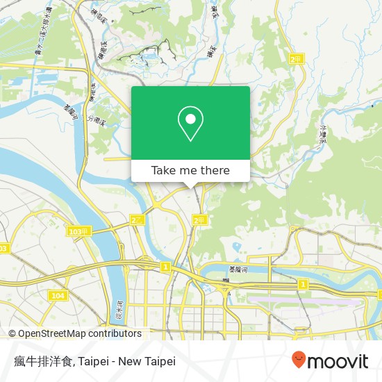 瘋牛排洋食, 臺北市士林區文林路412號地圖