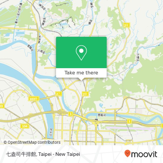 七盎司牛排館, 臺北市士林區文林路412號地圖